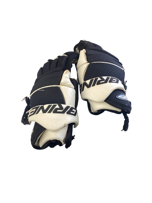Vist Large View of Product Image Which is Used Brine L33M Lacrosse Gloves Mens Black 12"