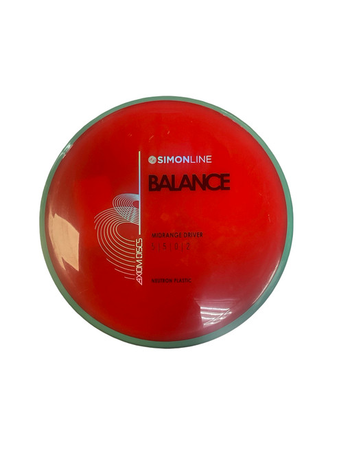 Vist Large View of Product Image Which is Used MVP NEUTRON BALANCE Disc Golf Mid Range Red 176g