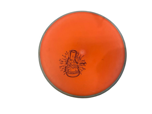Vist Large View of Product Image Which is Used MVP LAB SECOND ELECTRON PIXEL Disc Golf Putter Orange 172g