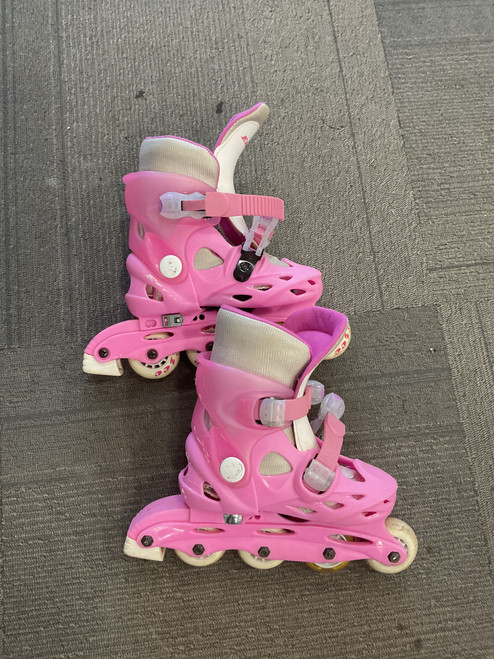 Vist Large View of Product Image Which is Used EZEE Child Rec Fitness Skates Pink Adjustable