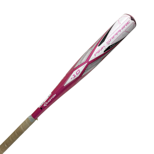 Vist Large View of Product Image Which is Used Easton PINK SAPPHIRE FP20PSA Fastpitch Bat 26" -10 Drop