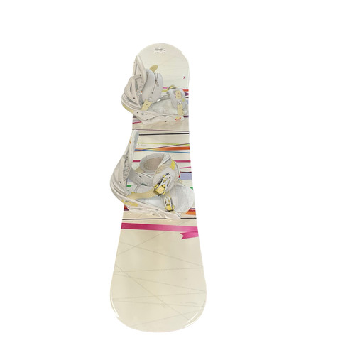 Vist Large View of Product Image Which is Used K2 FIRST LITE Womens Board/Bindings White 146 cm