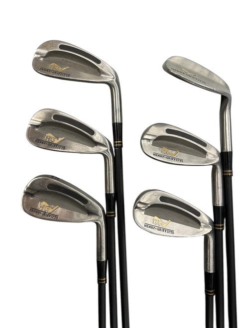 Vist Large View of Product Image Which is USED HENRY GRIFFITTS 5-9 IRON+SW SENIOR FLEX GRAPHITE SHAFTS