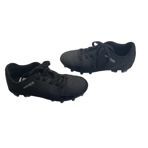 Vist Large View of Product Image Which is Used Brava Soccer Cleats Black Youth 10.0