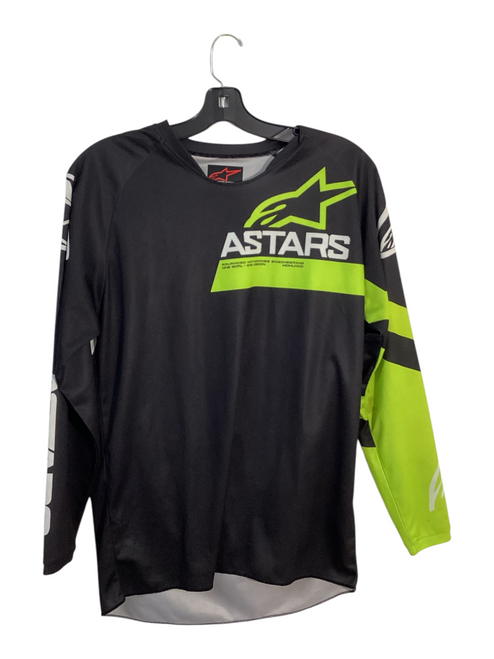 Vist Large View of Product Image Which is Used Alpine Stars Adult Top Black LG