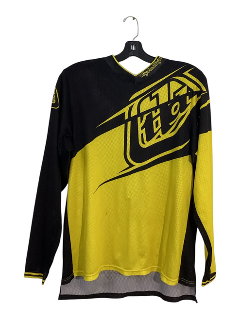 Vist Large View of Product Image Which is Used Troy Lee Designs Adult Top Yellow LG