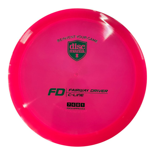 Vist Large View of Product Image Which is Used Discmania FD C-LINE Disc Golf Driver Pink 173g