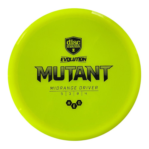 Vist Large View of Product Image Which is Used Discmania EVOLUTION MUTANT Disc Golf Mid Range Yellow 173g