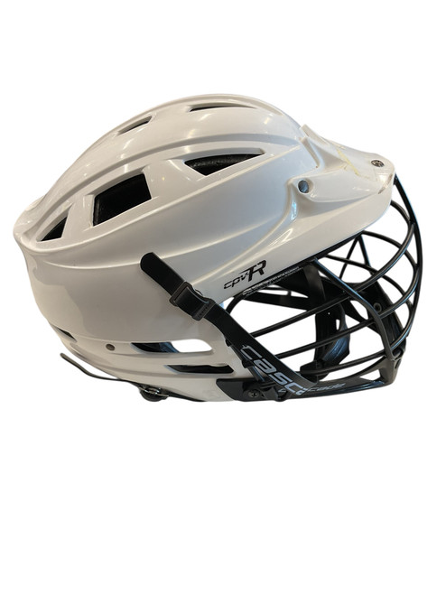 Vist Large View of Product Image Which is Used Cascade CPV-R S/M Lacrosse Helmet White S/M