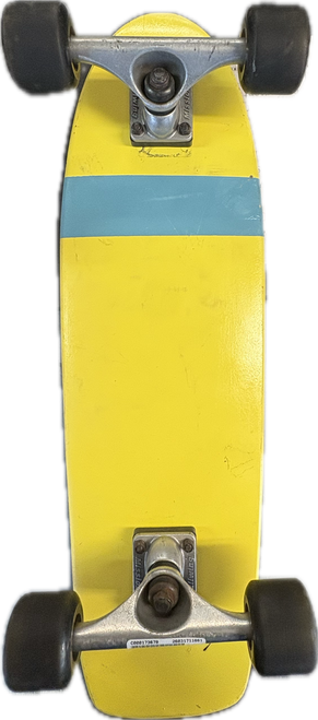 Vist Large View of Product Image Which is Used CUSTOM YELLOW/BLU Longboard Yellow Long