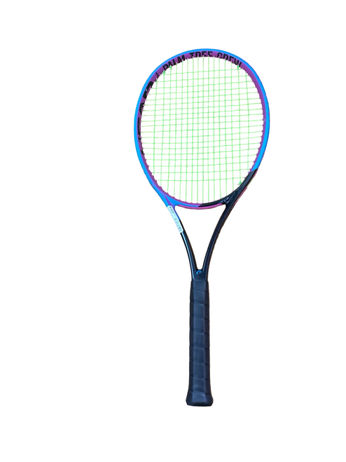 Vist Large View of Product Image Which is Used Head RADICAL MP 400 PALM TREE CREW Adult Tennis Racquet Pink 4 1/2"