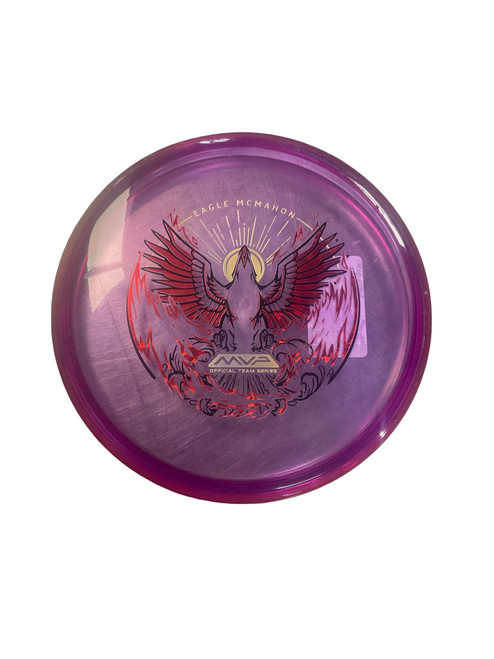 Vist Large View of Product Image Which is Used MVP PRISM PROTON ENVY REBIRTH E.M Disc Golf Putter Purple 174g