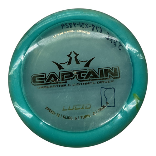 Vist Large View of Product Image Which is Used Dynamic Discs LUCID CAPTAIN Disc Golf Driver Royal Blue 170g