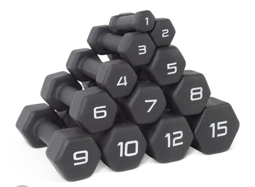Vist Large View of Product Image Which is New NEOPRENE 8LB DUMBBELL