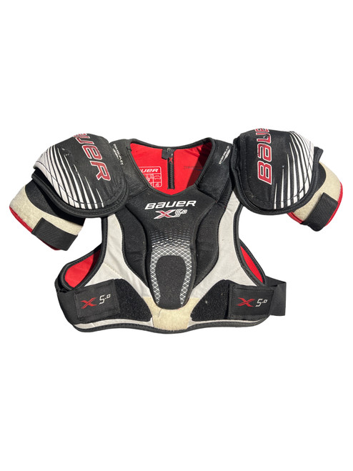 Vist Large View of Product Image Which is Used Bauer VAPOR X 5.0 Senior Shoulder Pads SM
