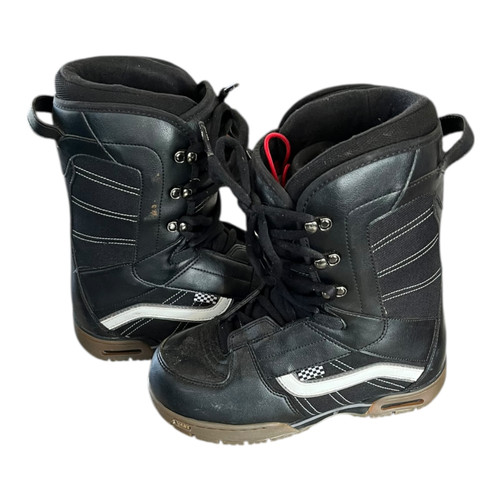 Vist Large View of Product Image Which is Used Vans MANTRA Mens Snowboard Boots Black Senior 7.5