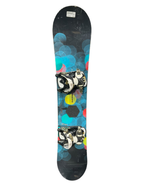 Vist Large View of Product Image Which is Used Burton FEATHER 40 Womens Board/Bindings Navy Blue 140 cm