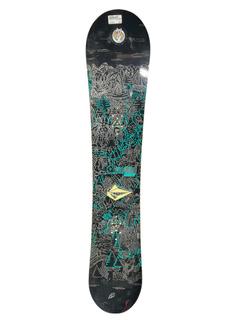 Vist Large View of Product Image Which is Used Burton BLUNT 151 Mens Snowboard Only Black 151 cm