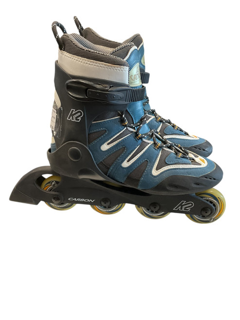 Vist Large View of Product Image Which is Used K2 CAMANO WMN SZ 9.5 Senior Rec Fitness Skates Navy Blue Senior 9.5