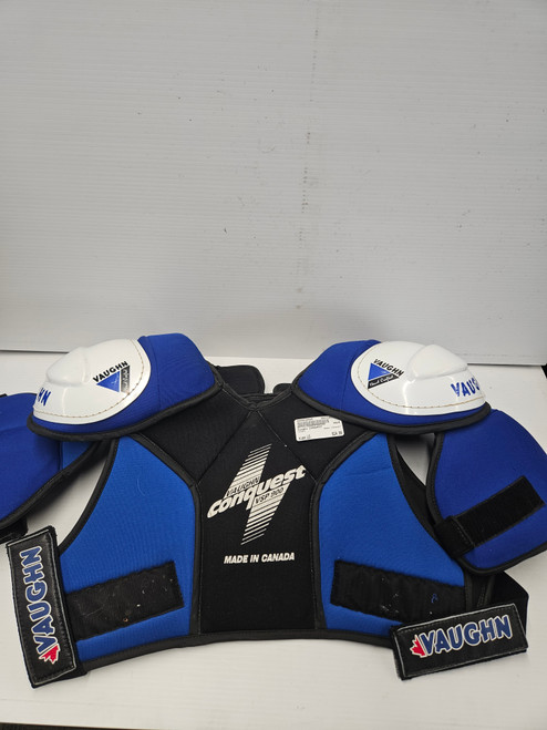 Vist Large View of Product Image Which is Used Vaughn CONQUEST Senior Shoulder Pads LG