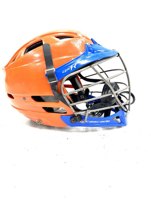 Vist Large View of Product Image Which is Used Cascade CASCADE CPVR Lacrosse Helmet Orange XXS