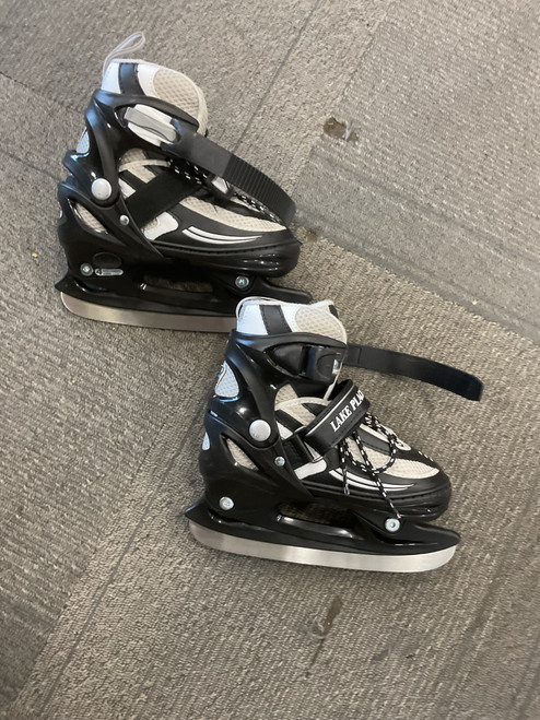 Vist Large View of Product Image Which is Used Lake Placid SUMMIT Boys Softboot Skate Black Adjustable