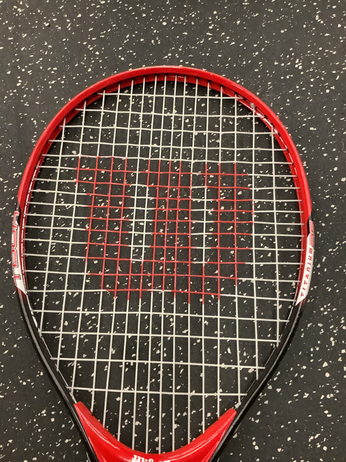 Vist Large View of Product Image Which is Used Wilson TOUR 25 Junior Tennis Racquet Red 25"