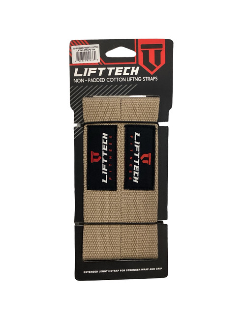 Vist Large View of Product Image Which is New NON-PADDED LIFTING STRAPS TAN