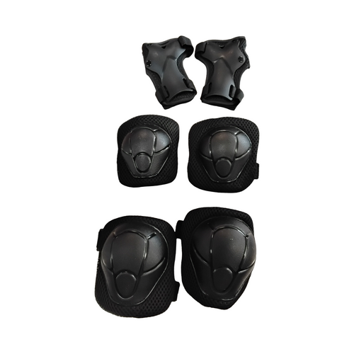 Vist Large View of Product Image Which is Used Youth Inline Protective Set Black SM