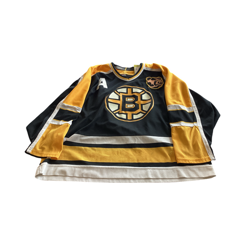 Vist Large View of Product Image Which is Used Boston Bruins Hockey Practice Jersey White XL