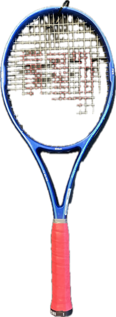 Vist Large View of Product Image Which is Used Wilson TX 25 MID Adult Tennis Racquet Royal Blue 4 5/8"