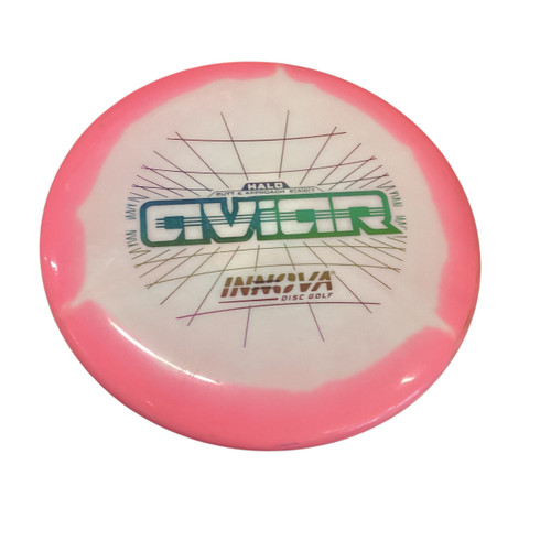 Vist Large View of Product Image Which is Used Innova AVIAR Disc Golf Putter Pink