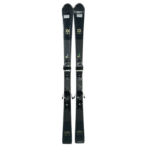 Vist Large View of Product Image Which is Used Volkl FLAIR Womens DH Ski/Binding Black 144 cm