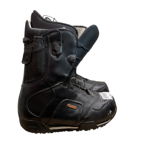 Vist Large View of Product Image Which is Used Burton RULER SZ 8.5 Mens Snowboard Boots Black Senior 8.5