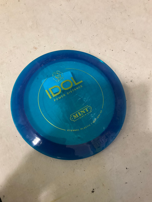 Vist Large View of Product Image Which is Used MINT IDOL Disc Golf Driver Carolina Blue