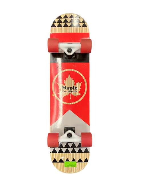 Vist Large View of Product Image Which is Used MAPLE SKATEBOARD Complete Skateboard Red Regular