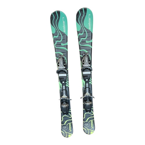 Vist Large View of Product Image Which is Used Elan LAUNCH Boys DH Ski/Binding Black 95 cm