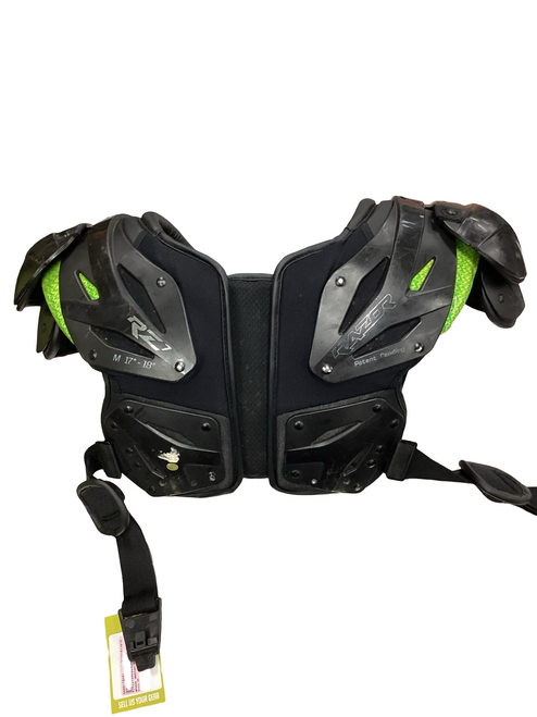 Vist Large View of Product Image Which is Used Gear 2000 RAZOR FB Shoulder Pads Black MD
