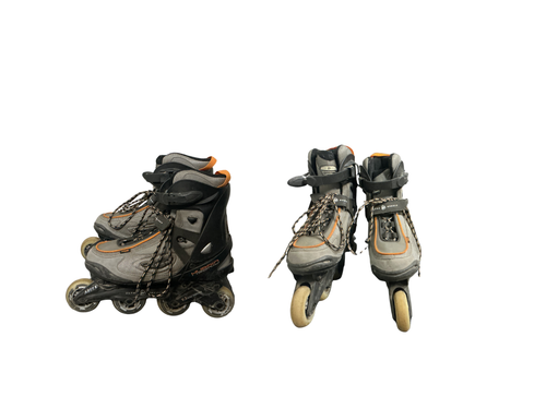 Vist Large View of Product Image Which is Used Ultra Wheels HYBRID Senior Rec Fitness Skates Black Senior 10