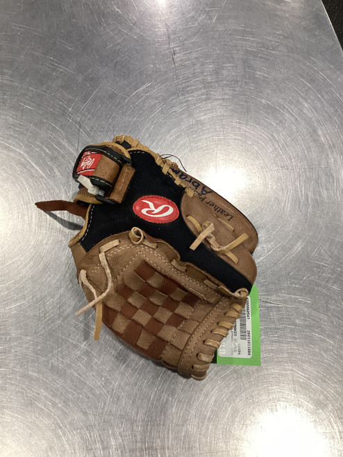Vist Large View of Product Image Which is Used Rawlings PLAYMAKER SERIES BB/SB Glove LH Throw Brown 11"