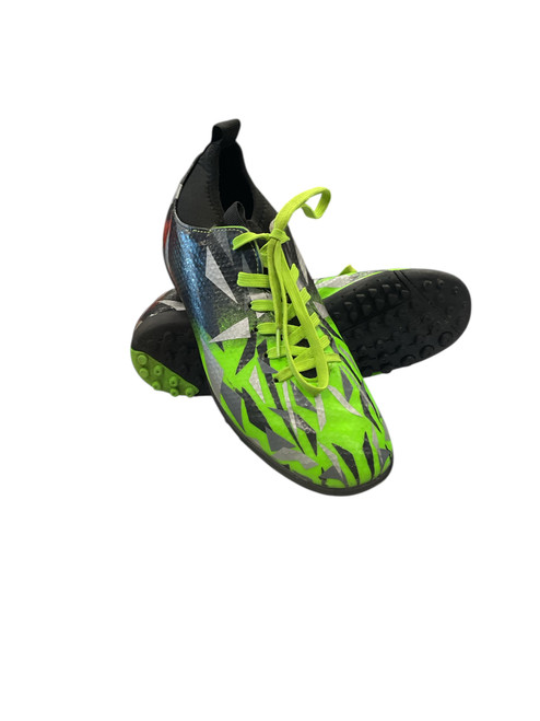 Vist Large View of Product Image Which is Used Soccer Turf Shoes Neon Green Senior 7