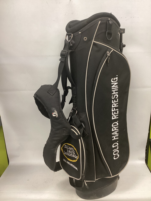 Vist Large View of Product Image Which is Used MIKES COLD HARD STAND BAG Mens Stand Bag Black