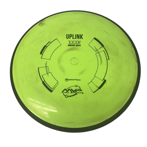 Vist Large View of Product Image Which is Used MVP UPLINK Disc Golf Driver Navy Blue