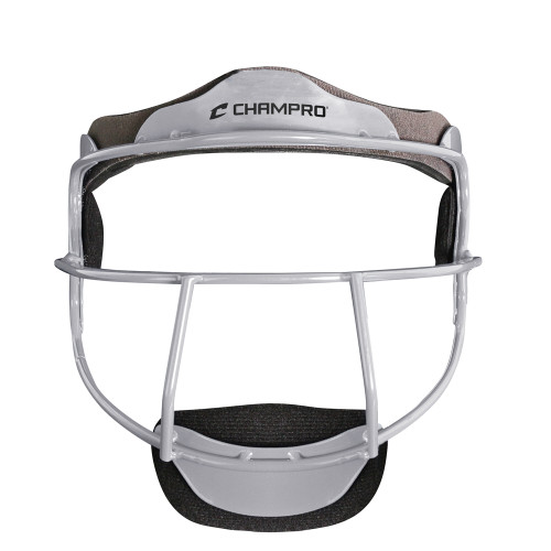 Vist Large View of Product Image Which is New Champro Defensive Fielder's Facemask Silver