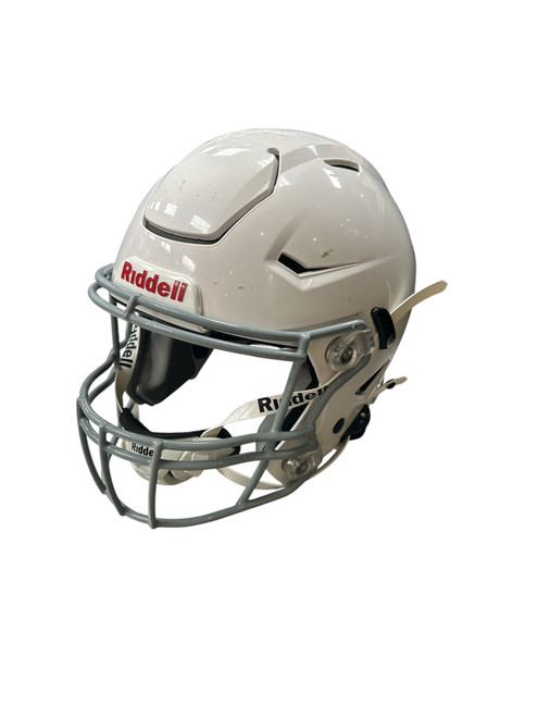 Vist Large View of Product Image Which is Used Riddell YOUTH SPEEDFLEX LG FB Helmet White LG