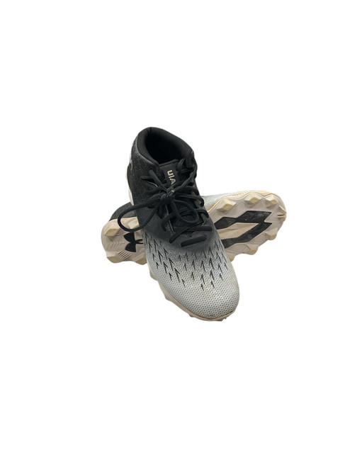 Vist Large View of Product Image Which is Used Under Armour BASEBALL CLEAT BB/SB Cleats Black Senior 7.5