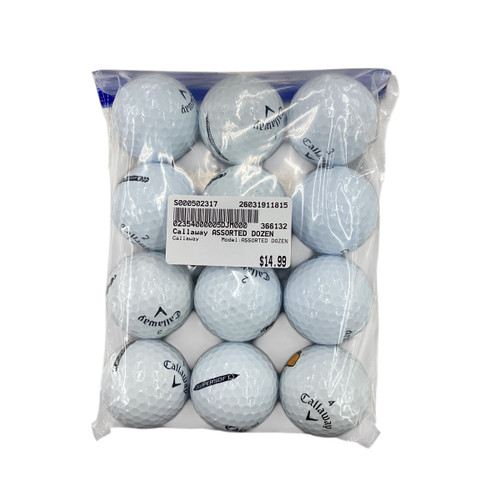 Vist Large View of Product Image Which is Used Callaway ASSORTED DOZEN 12 Pack - Golf Balls