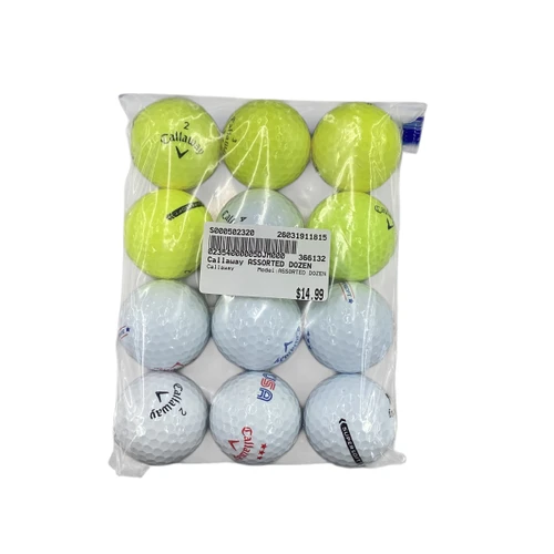 Vist Large View of Product Image Which is Used Callaway ASSORTED DOZEN 12 Pack - Golf Balls