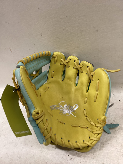 Vist Large View of Product Image Which is Used PRODIGY BB/SB Glove RH Throw Yellow 9 1/2"