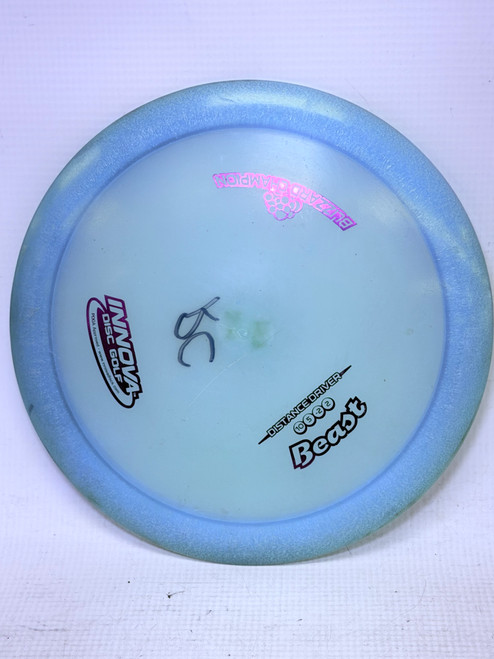 Vist Large View of Product Image Which is Used Innova BEAST Disc Golf Driver Green